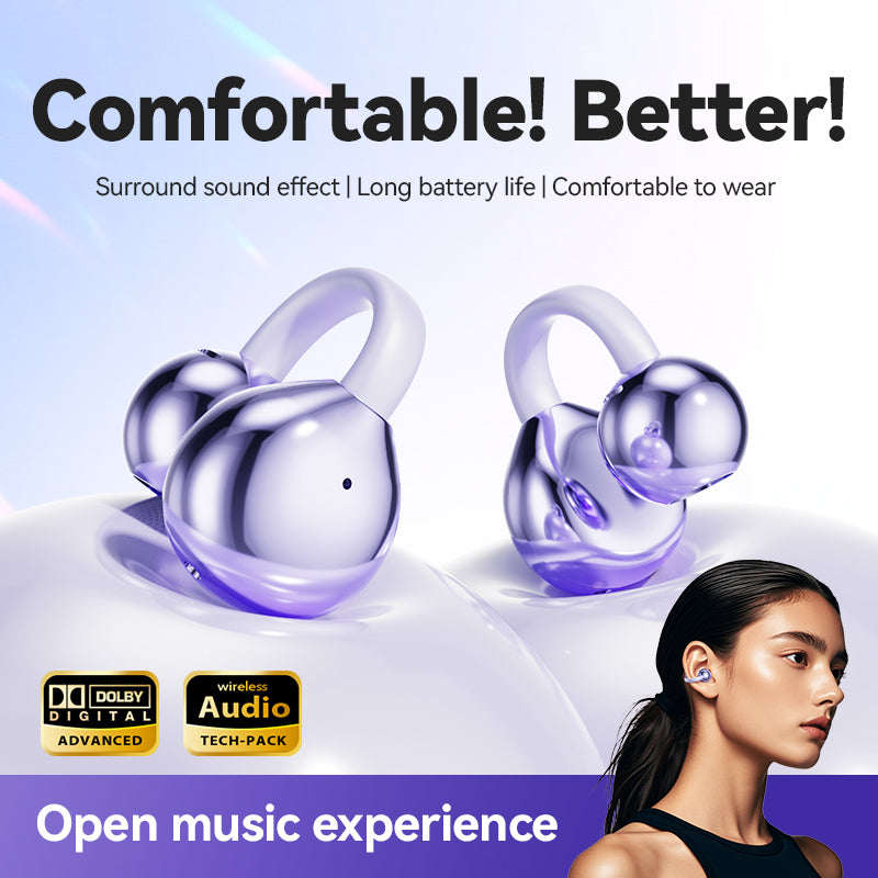 Ooyi OY8 Bluetooth Earphones with 72H Playtime, Noise Canceling Wireless Earbuds, Hi-Fi Stereo Sound, Comfortable Fit for iPhone Android, Bluetooth 5.4 Headphones for Workout Office